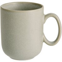 Acopa Pangea 12 oz. Ash Matte Porcelain Mug - 24/Case