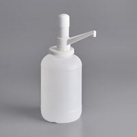Choice Condiment Pump Kit with 1 oz. Fixed Nozzle Plastic Pump and 1 Gallon Jug