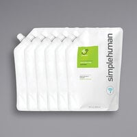 simplehuman CT1083 28 fl. oz. Mint Lime Scented Foam Hand Soap Refill Pouch - 6/Case