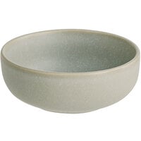 Acopa Pangea 10 oz. Ash Matte Porcelain Nappie Bowl - 24/Case