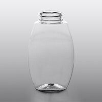 11 oz. PET Clear Oval Sauce Bottle