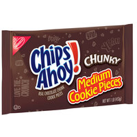 Nabisco Chips Ahoy! Chunky Medium Chocolate Chip Cookie Pieces 1 lb. - 12/Case
