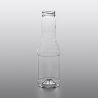 12 oz. PET Clear Round Sauce Bottle
