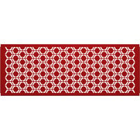 SelectSpace 7' Red Hexagonal Pattern Partition Panel