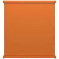 SelectSpace 32 inch x 10 inch x 36 inch Burnt Orange Stand-Alone Planter with Rectangle Top Cut-Outs