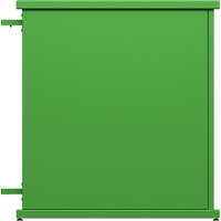 SelectSpace 32" x 10" x 36" Green End Planter with Rectangle Top Cut-Out