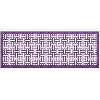 SelectSpace 7' Purple Square Weave Pattern Partition Panel