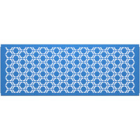 SelectSpace 7' Sky Blue Hexagonal Pattern Partition Panel