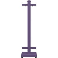 SelectSpace 10 inch x 10 inch x 36 inch Purple Standard Straight Stand