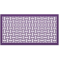 SelectSpace 5' Purple Square Weave Pattern Partition Panel