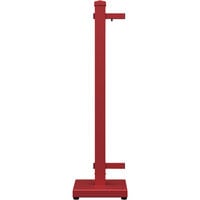 SelectSpace 10 inch x 10 inch x 36 inch Red Standard End Stand