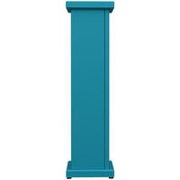 SelectSpace 10 inch x 10 inch x 36 inch Teal Stand-Alone Planter with Square Top Cut Out