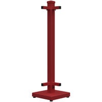 SelectSpace 10 inch x 10 inch x 36 inch Red Standard Corner Stand