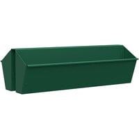 SelectSpace 33 1/8" x 9 3/8" x 6 3/8" Forest Green Hanging Planter