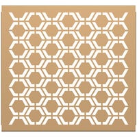 SelectSpace 3' Sand Hexagonal Pattern Partition Panel