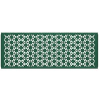 SelectSpace 7' Forest Green Hexagonal Pattern Partition Panel
