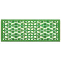 SelectSpace 7' Green Hexagonal Pattern Partition Panel
