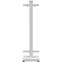 SelectSpace 10" x 10" x 36" White Standard Straight Stand
