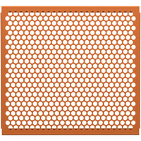 SelectSpace 3' Burnt Orange Circle Pattern Partition Panel