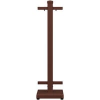 SelectSpace 10 inch x 10 inch x 36 inch Brown Standard Straight Stand
