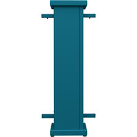 SelectSpace 10" x 10" x 36" Teal Straight Stand Planter with Circle Top Cut-Out