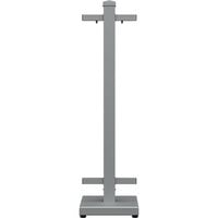 SelectSpace 10" x 10" x 36" Stock Gray Standard Straight Stand