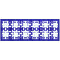 SelectSpace 7' Royal Blue Square Weave Pattern Partition Panel