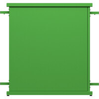 SelectSpace 32" x 10" x 36" Green Straight Stand Planter with Rectangle Top Cut-Out