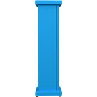 SelectSpace 10 inch x 10 inch x 36 inch Sky Blue Stand-Alone Planter with Circle Top Cut Out