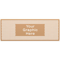 SelectSpace 7' Customizable Sand Circle Pattern Graphic Partition Panel
