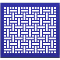 SelectSpace 3' Royal Blue Square Weave Pattern Partition Panel