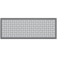 SelectSpace 7' Stock Gray Square Weave Pattern Partition Panel