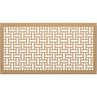 SelectSpace 5' Sand Square Weave Pattern Partition Panel