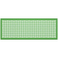 SelectSpace 7' Green Square Weave Pattern Partition Panel
