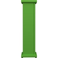 SelectSpace 10 inch x 10 inch x 36 inch Green Stand-Alone Planter with Square Top Cut Out