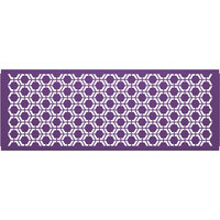 SelectSpace 7' Purple Hexagonal Pattern Partition Panel