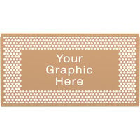 SelectSpace 5' Customizable Sand Circle Pattern Graphic Partition Panel