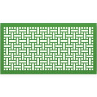 SelectSpace 5' Green Square Weave Pattern Partition Panel