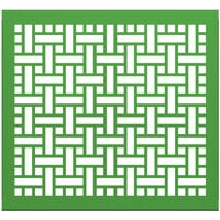 SelectSpace 3' Green Square Weave Pattern Partition Panel
