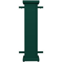 SelectSpace 10 inch x 10 inch x 36 inch Forest Green Straight Stand Planter with Circle Top Cut-Out