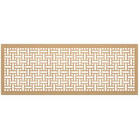 SelectSpace 7' Sand Square Weave Pattern Partition Panel