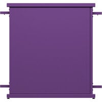 SelectSpace 32" x 10" x 36" Purple Straight Stand Planter with Circle Top Cut-Outs