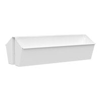 SelectSpace 22 1/8 inch x 9 3/8 inch x 6 3/8 inch White Hanging Planter