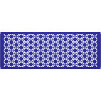 SelectSpace 7' Royal Blue Hexagonal Pattern Partition Panel
