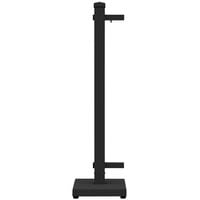 SelectSpace 10 inch x 10 inch x 36 inch Stock Black Standard End Stand