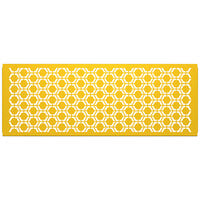 SelectSpace 7' Bright Yellow Hexagonal Pattern Partition Panel
