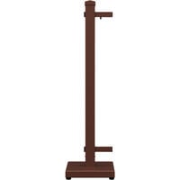 SelectSpace 10 inch x 10 inch x 36 inch Brown Standard End Stand