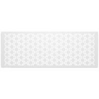 SelectSpace 7' White Hexagonal Pattern Partition Panel