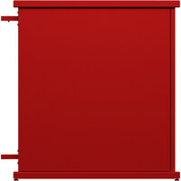 SelectSpace 32" x 10" x 36" Red End Planter with Circle Top Cut-Outs