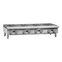 Imperial Range IHPA-8-48 48" Liquid Propane 8 Burner Countertop Hot Plate - 256,000 BTU